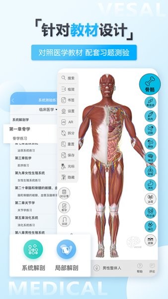 维萨里3D解剖教学app手机版 v6.1.0 安卓版 2