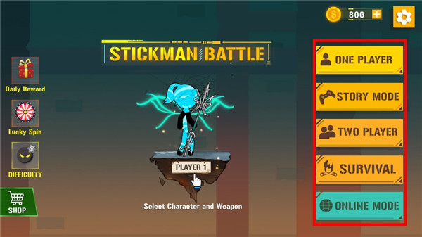 սӢ۹ٷ°(Stickman Battle Hero Fight)