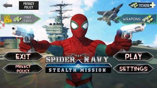 ֩뺣(Spider Navy Stealth Mission) v1.1 ׿3