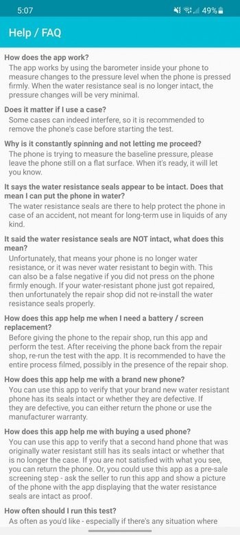 Water Resistance TesterֻԼ v1.2.0 ׿0