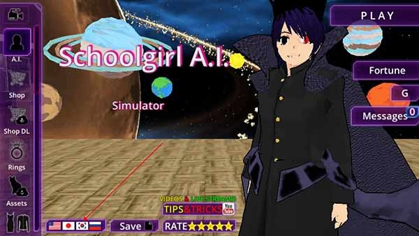Ůѧ԰aiģ(SchoolGirl AI - 3D Multiplayer Sandbox Simulator) v187 ׿2